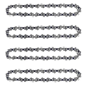 Paquete de 4 cadenas de motosierra de 8 pulgadas calibre 050", paso LP de 3/8", 33 eslabones de transmisión, 8 pulgadas P - Imagen 1 de 6