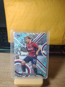 2022 Topps Finest MLS #74 PAXTON POMYKAL Sparkle 040/175 FC Dallas - Picture 1 of 2