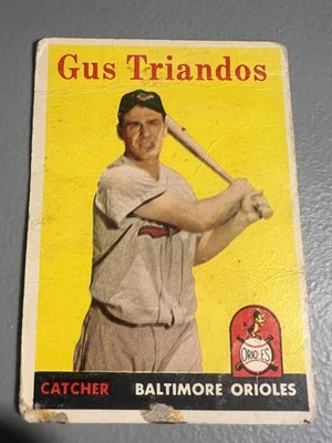 1958 Topps бейсбол - Gus Triandos (Baltimore Orioles) #429 - PR - Изображение 1 из 2