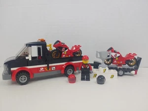 LEGO Rennrad Transporter 60084 City Race - komplett aufgebaut 1/2 Figuren - Bild 1 von 9