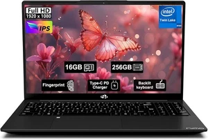 NIMO 15.6" FHD Student Laptop 16GB RAM 256GB SSD N150 Backlit Keyboard Win 11 - Picture 1 of 9