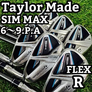 Very Popular Taylormade Simmax Men'S Irons 6 Pieces Carbon R Right - Picture 1 of 16