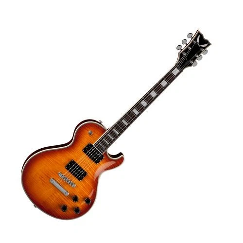 Guitarra Eléctrica Dean TB DLX TAM Pura Sangre Deluxe Tapa Llama Brillo Trans Ámbar Foto 1 de 2