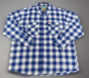 Dixxon Flannel "Wipeout" Mens XL (Extra Large) Pearl Snap Limited Edition ️ ️ - Picture 1 of 10