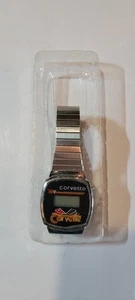 Reloj digital de cuarzo Corvette C-1 vintage nuevo de stock - Imagen 1 de 3