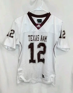 Adidas Texas A&M Aggies #12 Football Jersey Youth Large (14-16)-NEW- M1 - Picture 1 of 4