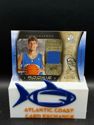 2005-06 SP Authentic TRAVIS DIENER Rookie Patch Auto Gold /100 #100 Orlando - Image 1 of 2