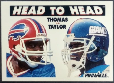 1991 Score Lawrence Taylor vs. Thurman Thomas Head to Head #354 - Image 1 of 3
