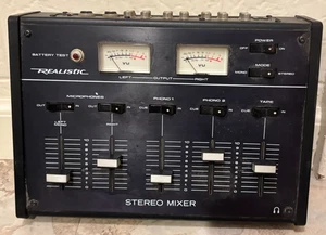 Vintage Realistic Model #32-1100A Stereo Mixer ohne Kabel ungetestet *lesen* - Bild 1 von 6