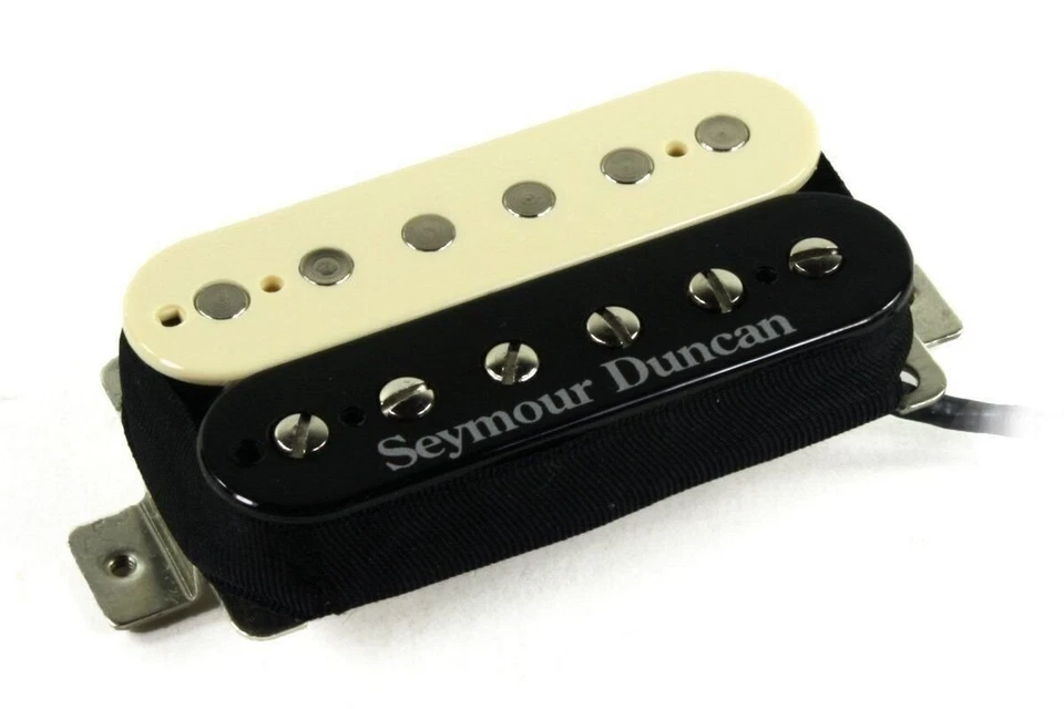 Pastilla Humbucker Seymour Duncan SH-5 Duncan Custom PAF Cerámica 4 Estado Cebra Foto 1 de 1