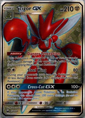 Scizor GX (Full Art) Ultra Rare SM - Celestial Storm 158/168 NM - Image 1 of 2