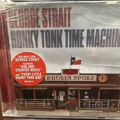 Honky Tonk Time Machine by Strait, George (CD, 2019) Cracked Front Case Foto 1 de 2