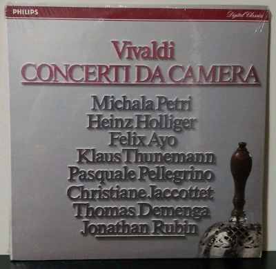 Vivaldi: Concerti da Camera/Petri/Holliger/Ayo 2LP Philips R215140 Sealed NEW - Image 1 of 2