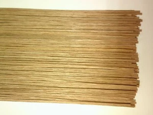 50 Holzleisten Eiche 1000 x 5 x 0,6 mm - Picture 1 of 1