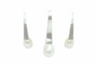 Handmade 925 Sterling Silver Pendant Earring set white pearls Stones 13.5 Gr