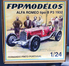 Alfa Romeo Tipo B P3 Nuvolari Italienisch GP 1932 FPPM 1/24 unmontierter Modellbausatz
