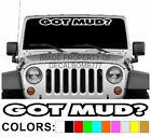 Got Mud "Outline" Windshield Decal Sticker Boost Turbo Diesel Car Truck SXS