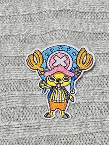 Tony Tony Chopper One Piece Anime Straw Logo Embroidered Iron On Patch - Picture 1 of 2