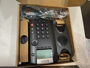 NIB Polycom VVX 201 IP Phone IP Ethernet PoE Office Deskphone 2200-40450-025 - Picture 1 of 5
