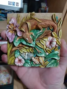 PICTURESQUE TILE FIGURINES HARMONY KINGDOM BYRON'S SECRET GARDEN THE LONG SLEEP - Picture 1 of 6