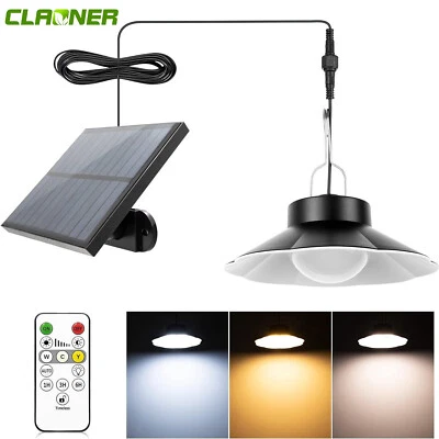 Solar Hängeleuchte Hängelampe für Außen Innen 3 Modi Solarlampen Pendelleuchte - Bild 1 von 4