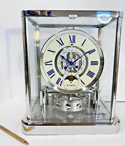 Zz Jaeger LeCoultre ATMOS Classique Uhr Kaliber 562 Mondphase - Rhodiniert - Bild 1 von 20