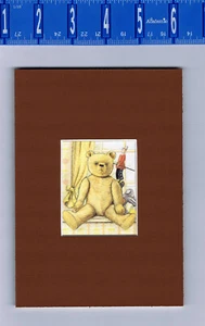 Teddy Bear, Elephant & Circus Artist Toys Miniature Art Print - Matted   5 X 7 - Picture 1 of 1