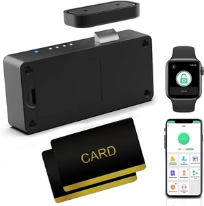 Drawer Lock RFID Card NFC Hidden Cabinet Lock for Kitchen Pantry Furniture eL... - Picture 1 of 14