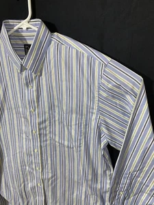 Jos. A. Bank sz L Mens Long Sleeve Button Down Front Dress Shirt 17 - 35 Large - Picture 1 of 10