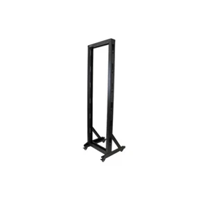 StarTech 42U Mobile Open Frame Network Rack Serveur Portable avec 19" Deux Poteaux - Photo 1/7