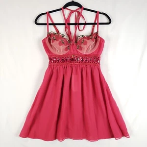 For Love and Lemons Schlupfkleid Damen Medium Cherie Neckholder Bügel ungefüttert Neu mit Etikett - Bild 1 von 14