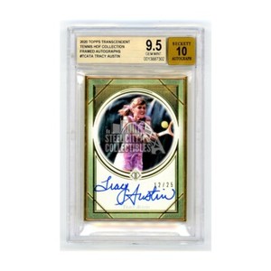 Tracy Austin 2020 Topps Transcendent Tennis Autograph Card /25 BGS 9.5 Auto 10