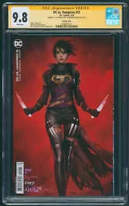 DC vs Vampires #12 CGC 9.8 SS Nathan Szerdy Signature Serie 1a Copia Firmada - Imagen 1 de 1
