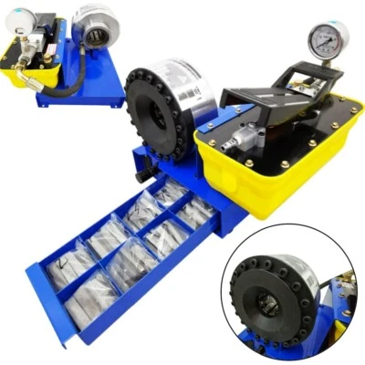 HAYWHNKN® 1"Portable Pneumatic Hydraulic Hose Crimping Machine Hose Crimper Hose Press Mac