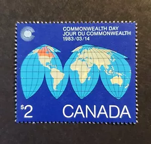 Stamps Canada Mint: #977 $2 blue Commonwealth Day single VF MNH - Picture 1 of 1