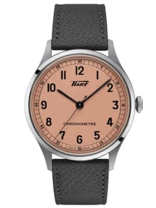 Tissot Heritage 1938 Automatic Cosc Pink Dial Round Men's Watch T1424641633200 - Picture 1 of 7