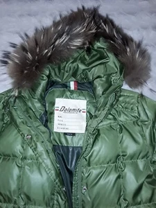 Dolomite Daunenjacke Damen Größe M mit Fellbesatz - Bild 1 von 8