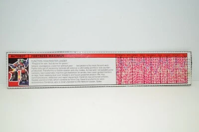 Fortress Maximus Action Figure Robot Tech Spec 1987 Hasbro G1 Transformers NICE - Image 1 of 4