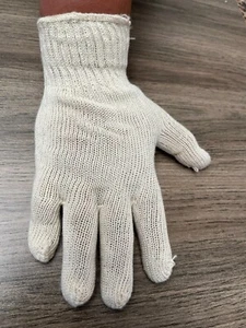 Gartenhandschuhe 72 Paar einfache Arbeitshandschuhe Baumwolle Größe L/XL weiß - Bild 1 von 6