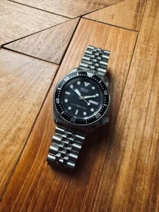 SEIKO 6458-6000 Seiko Diver Retro Jubilee Black Dial Quartz Men's Watch Used - Picture 1 of 20