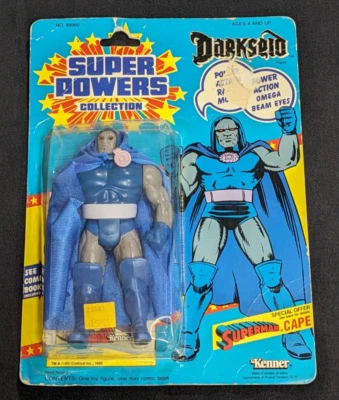 Kenner DC Super Powers Darkseid 1985 figura de acción y mini cómic ¡en tarjeta sellada! Foto 1 de 4