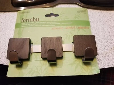 InterDesign Formbu Self-Adhesive Hook, Small, Bamboo  - Image 1 of 2