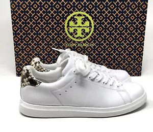 Neu im Karton Tory Burch Howell Court Sneakers titanweiß warm Roccia Damengröße 10 - Bild 1 von 12