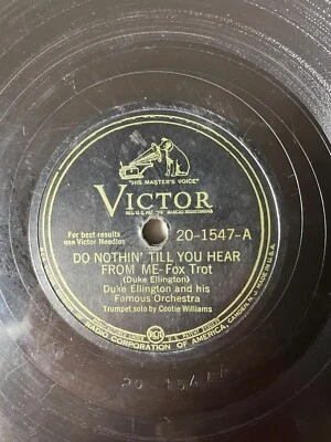 Duke Ellington 78RPM Do Nothin' Till You Hear From Me/Chlo LP 1944 JAZZ - Image 1 of 4