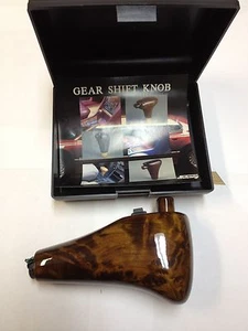 TOYOTA COROLLA REAL WOOD GRAIN SHIFT LEVER KNOB SK-934 - Picture 1 of 3
