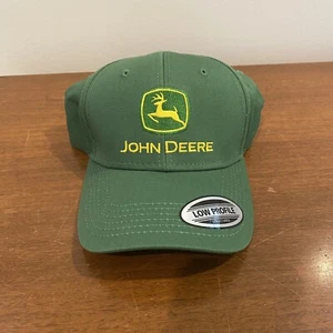 John Deere, Green Adjustable Low Profile, Structured Hat/Cap New With Tags - Picture 1 of 6