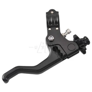 22mm Motorcycle Black Short Stunt Clutch Lever Cable Performance Lever Universal - Picture 1 of 9