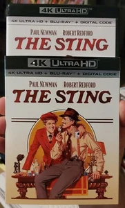 THE STING 1973 4K UHD + BLU-RAY + SLIPCOVER PAUL NEWMAN ROBERT REDFORD RARE OOP - Foto 1 di 8