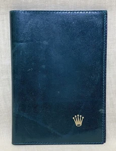 ROLEX Vintage Passport Document Holder Wallet Leather Daytona Submariner GMT / - Foto 1 di 10