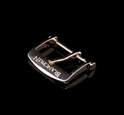 Vintage Blancpain 18k Solid Pink Gold 16mm Buckle - Image 1 of 3